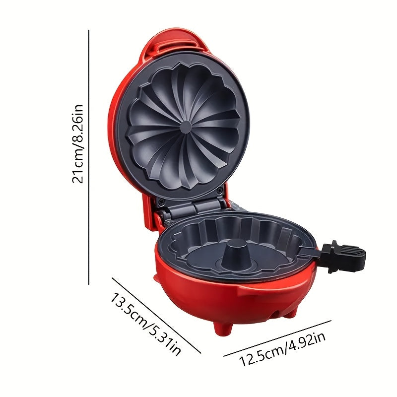 1 pieza, Hacer Waffles para el hogar, para Mini Maker de Tarta - Máquina de hornear multifuncional para el hogar con recubrimiento antiadherente, calefacción rápida para pasteles, pan y desayuno, regalo esencial de Navidad