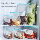 15/20 piezas de Bolsas Herméticas para Almacenamiento de Alimentos - Mantenimiento de la Frescura, con Cierre de Cremallera y Selladas para Frutas, Granos, Verduras y Carne - Organizadores de Cocina Perfectos y Soluciones de Almacenamiento para Cocineros