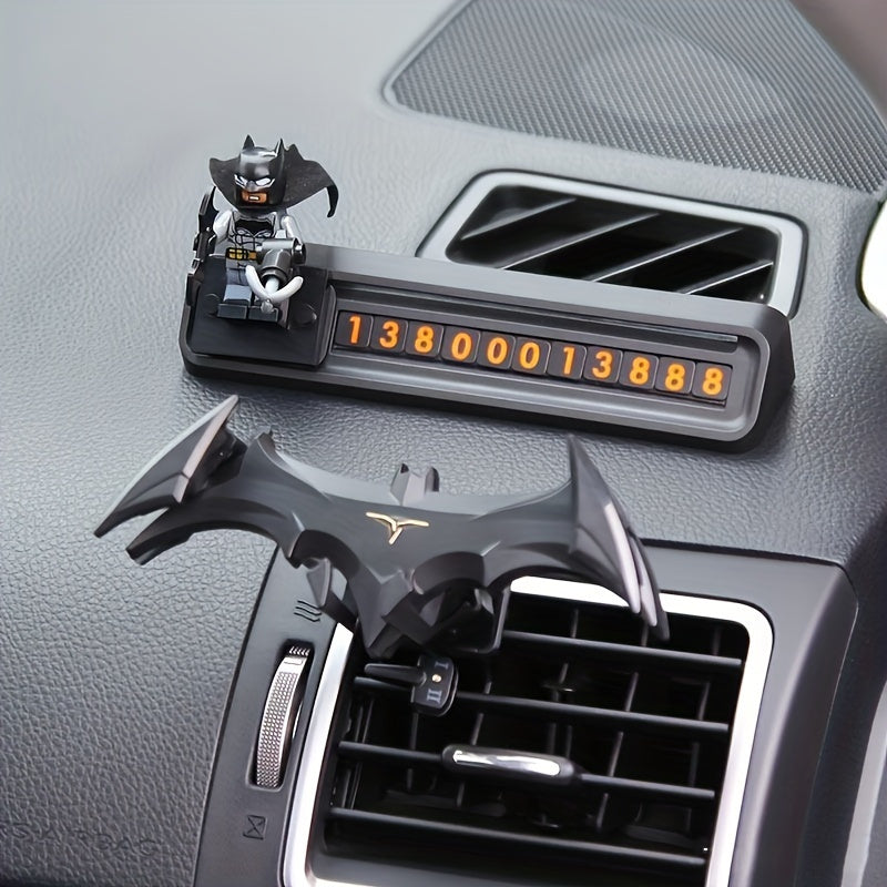[Soporte de Teléfono para Auto Ventilación] Soporte de Teléfono para Auto con Montura de Ventilación de Gravedad Mecánica Inspirado en Murciélagos - Montura Universal para Ventilación de Aire - Material ABS