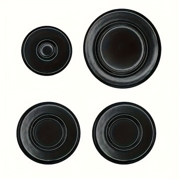 Un juego de 4 tapas para estufa de gas, adecuadas para estufas Sabaf - cubiertas de repuesto duraderas sin baterías, opciones de tamaño múltiples incluyendo 55mm, 75mm y 100mm
