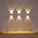 2 unidades, Lámpara solar de pared con LED de alto lumen para jardín, patio, porche y garaje, decoración de jardín