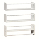 Estantes flotantes para pared, 3 repisas de madera natural, decoración para habitación, cuarto, cocina o guardería, soporte de almacenamiento montado en la pared