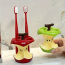 Portacepillos cerámico innovador y original en forma de núcleo de manzana, práctico y decorativo: la elección perfecta para el hogar o como un regalo especial