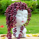 1 Florero Creativo De Resina, Maceta Decorativa Para El Hogar, La Oficina, La Sala De Estar, Jarrón, Jardín, Balcón, Maceta De Flores
