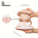 1 Soporte Para Rollo De Papel Higiénico De Diseño Bonito, Estante De Almacenamiento De Pañuelos Montado En La Pared, Dispensador De Papel Higiénico Creativo De Dibujos Animados Para Baño, Decoración Del Hogar, Accesorios De Baño