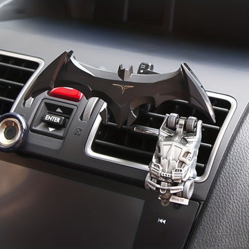 [Soporte de Teléfono para Auto Ventilación] Soporte de Teléfono para Auto con Montura de Ventilación de Gravedad Mecánica Inspirado en Murciélagos - Montura Universal para Ventilación de Aire - Material ABS