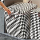 1pc Bolsa de Almacenamiento para Ropa, Bolsa Plegable con Estampado de Espiga, Bolsa Grande para Edredones, Organización y Almacenamiento del Hogar, Bajo la Cama