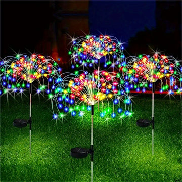 1pc Lámpara LED solar para exteriores, 8 modos, ≤36V, cobertura exterior, ideal para camping en RV, picnic, decoración de iluminación para fiestas