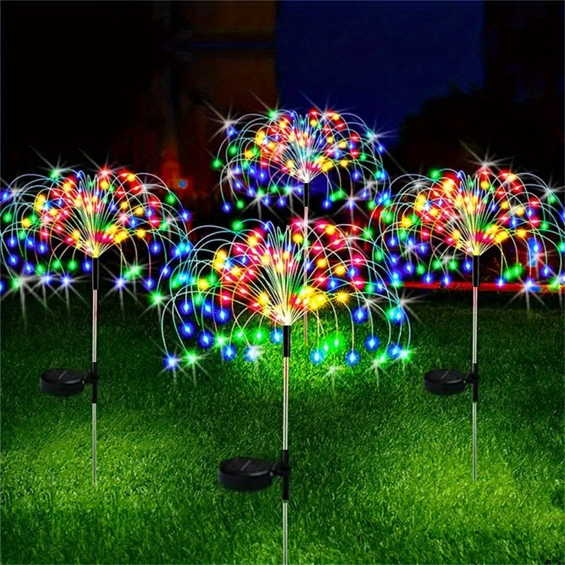 1pc Lámpara LED solar para exteriores, 8 modos, ≤36V, cobertura exterior, ideal para camping en RV, picnic, decoración de iluminación para fiestas