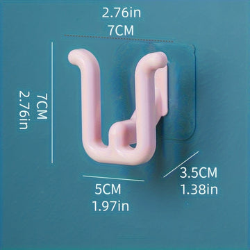 1 Perchero Esquinero Para Colgar Zapatillas, Estante De Almacenamiento De Plástico Sin Perforaciones Para Zapatos, Organizador De Ahorro De Espacio Para El Hogar, Baño, Dormitorio