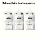 Juego de 3/6/12 bolsas deshumidificadoras colgantes, gran capacidad, desecante de sílice, absorbe humedad, ideal para armarios, dormitorios y gabinetes de baño, paquete reutilizable