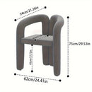 Envío de 1 pieza Silla de Maquillaje Moderna Nueva para el Día de la Madre 2025, Taburete Cambiador de Zapatos, Taburete de Tocador Simples para Dormitorio, Silla de Comedor Estilo Lujo Ligero para el Hogar, Adornos Navideños