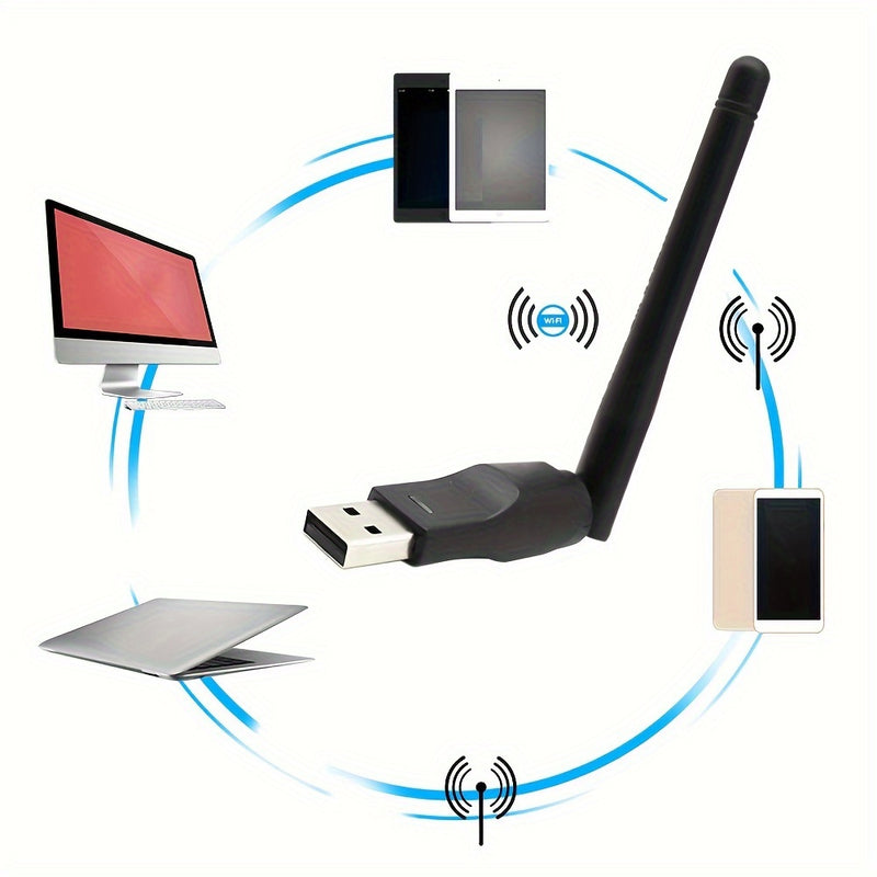 [Amplificador WiFi Mejora tu Señal] Modelo Nuevo 2024 Momotor Amplificador de Señal WiFi - Alimentado por USB, Mejora tu WIFI para Hogar, Oficina, Centros Comerciales y Cafés, Banda de 2.4GHz