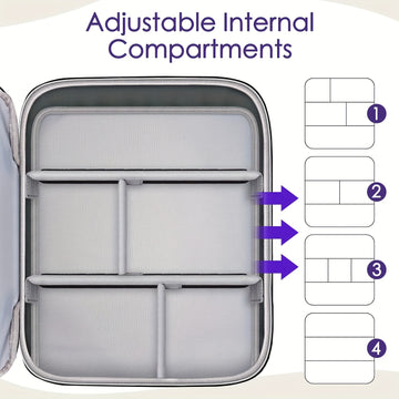 Bolsa para Mezclador DJ (Tamaño: 15.5" x 13" x 6"), Bolsa de Gran Capacidad con Relleno de 10mm, Ideal para Equipos de Grabación, Cables y Accesorios, Negra