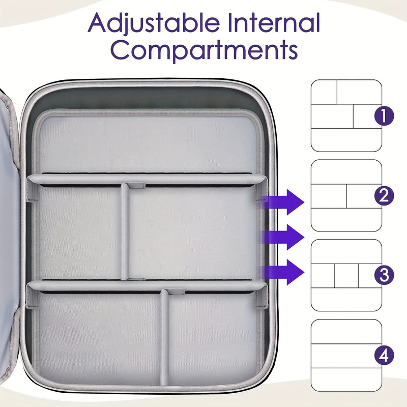 Bolsa para Mezclador DJ (Tamaño: 15.5" x 13" x 6"), Bolsa de Gran Capacidad con Relleno de 10mm, Ideal para Equipos de Grabación, Cables y Accesorios, Negra
