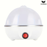Cocedor automático de huevos de 1 pieza con función de apagado automático, hervidor de huevos multifuncional, acero inoxidable apto para alimentos, enchufe estadounidense de 110V-10V, material PP, sin necesidad de pilas, utensilio esencial en la cocina p