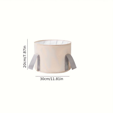 Bañera de Pies Portátil Deluxe Plegable, Material PEVA, Aislamiento de Aluminio con Control de Temperatura, Sin Olores, Ideal para Relajarse en Remojo Cálido, Perfecta para Uso en Dormitorios y Hogares, No Requiere Energía Eléctrica, Regalo Esencial para