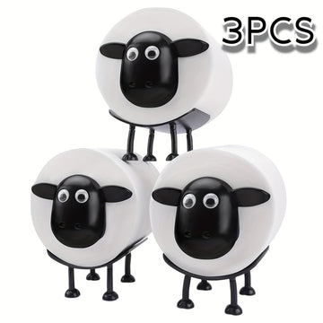 1/3 piezas - Soporte de papel higiénico con forma de animal lindo, soporte de papel higiénico divertido, soporte de papel higiénico de baño de pie, para decoración de baño