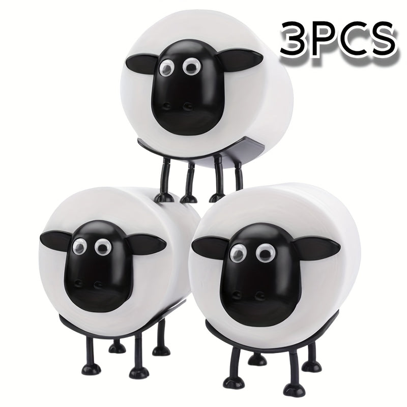 1/3 piezas - Soporte de papel higiénico con forma de animal lindo, soporte de papel higiénico divertido, soporte de papel higiénico de baño de pie, para decoración de baño