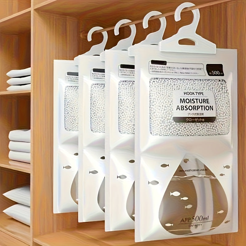 10/20 piezas de bolsas absorbentes de humedad, incluye 800/1600 gramos de desecante, prevención de moho y deshumidificación, paquete pequeño, adecuado para armarios y armarios - Reutilizable, esencial para la deshumidificación diaria en el dormitorio.