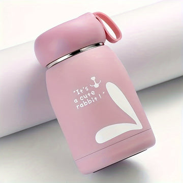 1 unidad, Termo de conejo, 320 ml/10.82 oz, botella térmica aislante, tazas térmicas kawaii para viaje, para bebidas frías y calientes, accesorio para verano e invierno, regalo