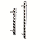 Soporte de Vino Minimalista de Acero Inoxidable para Montar en la Pared - Elegante y Práctico para Cocina y Comedor, Hogar, Sala de Estar