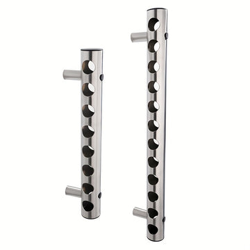 Soporte de Vino Minimalista de Acero Inoxidable para Montar en la Pared - Elegante y Práctico para Cocina y Comedor, Hogar, Sala de Estar