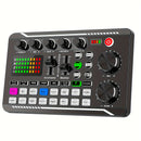 Conexión directa USB y arranque instantáneo, interruptor de interfaz completa para mezcla DJ y cambio de voz en segundos! Batería de litio duradera, cuerpo portátil, versátil para transmisiones en vivo y juegos, abriendo una nueva experiencia de creación