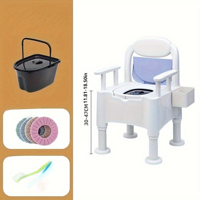 Un taburete de ayuda para defecar adecuado para niños pequeños y adultos, un taburete para pies de inodoro, un taburete de baño adecuado para niños y niñas, que puede ayudar en la transición desde una posición de cuclillas