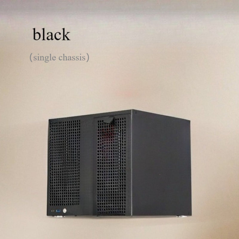 El último chasis de NAS de clase empresarial de 8 ranuras - con placa base + expansión de PCIe de altura completa, fuente de alimentación + diseño de placa base MA