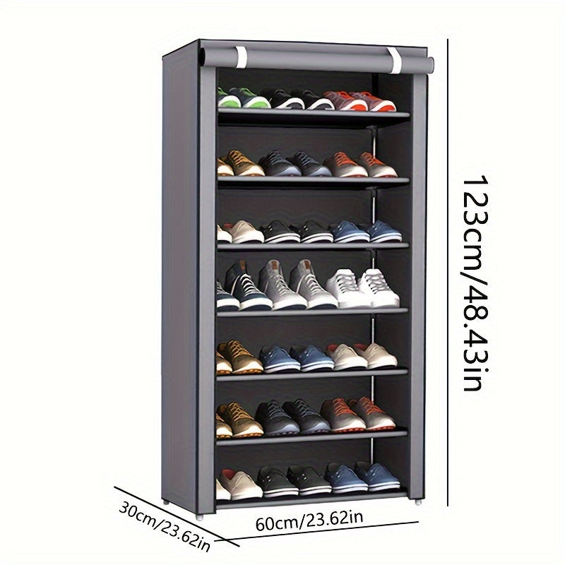 Paquete dentro de Paquete, Bolsa de Almacenamiento Capacidad Grande de 8/10 Capas Armario para Zapatos Fácil de Montar Armario para Zapatos Antipolvo Adecuado para la Puerta del Hogar, Dormitorio y Artículos Varios