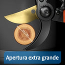 1 juego de tijeras de poda manuales de aleación de titanio | Herramientas de jardín de 22cm con resorte de acero inoxidable 304 - Ultra afiladas, resistentes a la corrosión, agarre antideslizante