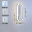 Luces de pared LED para interiores con cambio de temperatura de 3 colores, luminaria moderna para pasillos, salón, cocina y garaje