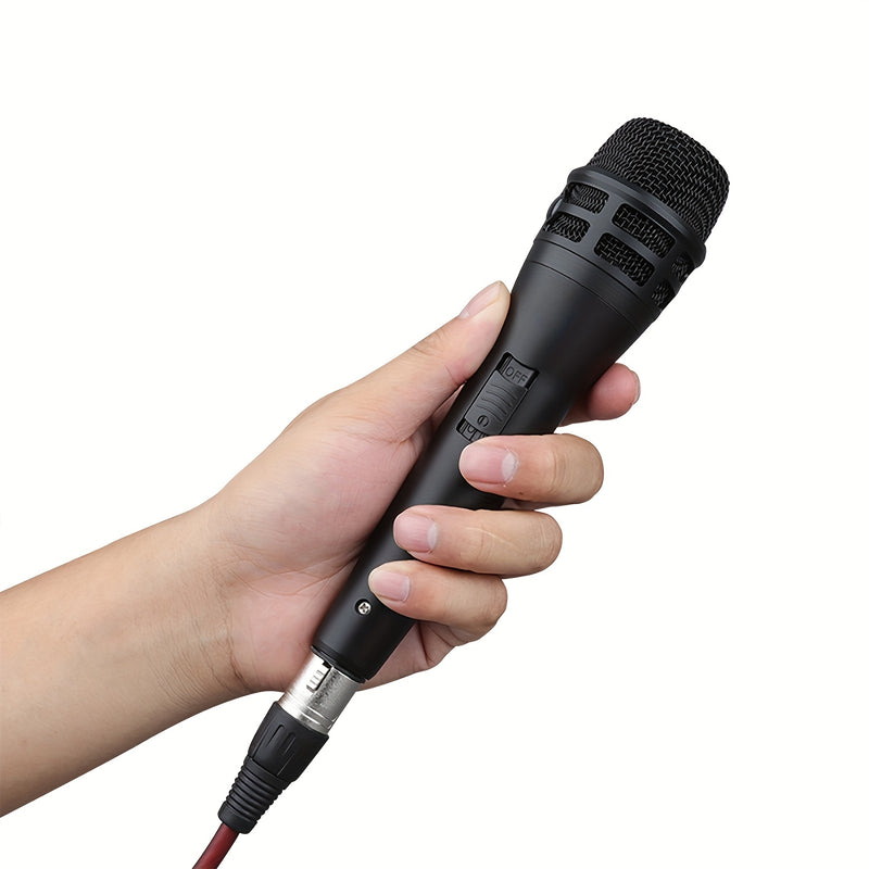 Microfono Dinámico KSM8 con Cable de Calidad Profesional Multifuncional para Karaoke, Presentaciones en Vivo y Grabación