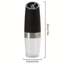 1pc Molinillo de Pimienta Automático, Molinillo de Sal Ajustable, Molino de Especias para el Hogar, Molinillo Eléctrico de Comino para Cocina, Utensilios de Cocina