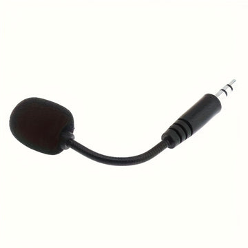 Mini 3.5mm Jack Microfono Flexible de Capacitancia para Teléfono Móvil, PC, Portátil, Laptop, Notebook - Negro, 1.8 pulgadas x 1.8 pulgadas, Alta Sensibilidad, No Requiere Batería, Microfono Portátil para Teléfono, PC, Laptop, Notebook, Diseño Compacto,