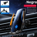 1 pieza, montaje de ventilación de coche con carga inalámbrica y carga USB, soporte ajustable para teléfono para todos los dispositivos - inducción inteligente, carga rápida, icono luminoso, cargador de viaje con batería recargable, solución de carga de