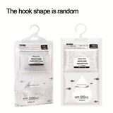 Paquete de 5 Bolsas Deshumidificantes Grandes, 500g Absorbente de Humedad para Ropa, Deshumidificador Sin Electricidad para Armario y Hogar, Control de Humedad, Bolsa Absorbente sin Suministro Eléctrico