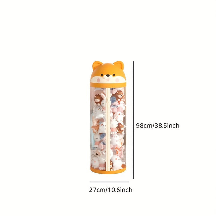 Cubo de almacenamiento para muñecas rellenas Cesta de almacenamiento para muñecas Contenedor de almacenamiento para juguetes de muñecas Artefacto de almacenamiento para Muppets