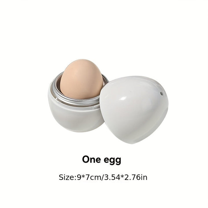 SENBOWE Cocedor de Huevos Rápido para Microondas - Huevos Cocidos Perfectamente en 9 Minutos, Utensilio de Cocina Fácil de Usar