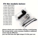 2 piezas para for bmw, luces LED de proyector de logo, blanco, fácil de instalar, no eléctricas, 12-24V, capa protectora transparente, perfectas para el diseño de rendimiento de for bmw, luz de bienvenida escalonada, accesorios de iluminación para coches