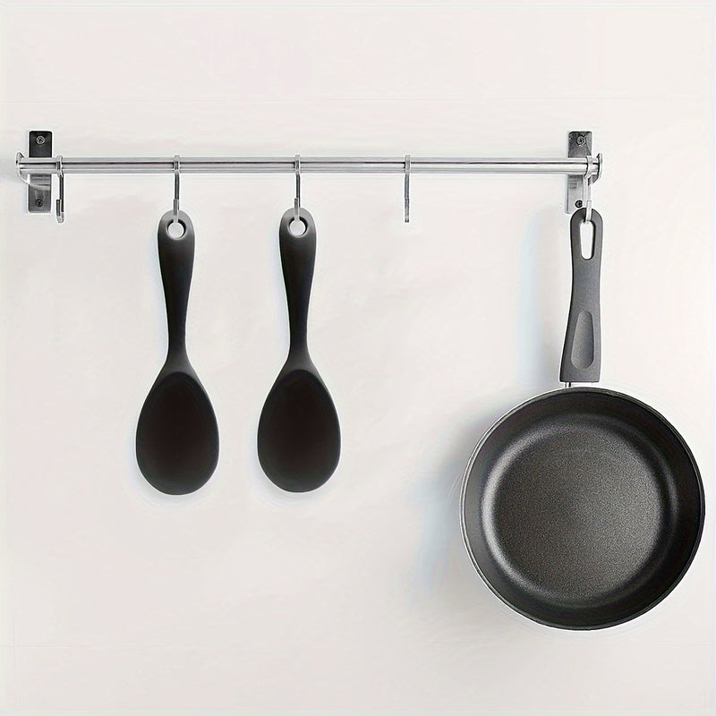 1/2/4X Cuchara de Arroz de Silicona, Antiadherente y Resistente al Calor, Cuchara de Servir Arroz para Cocedor de Arroz (Negro), Reayou