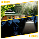 Araña Solar de Doble Cabezal para Interior y Exterior - Ideal para Granjas, Habitaciones y Autocaravanas - Iluminación LED con Control Remoto