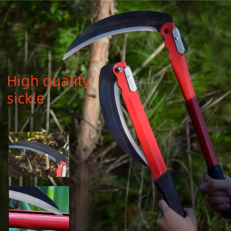 1 Pares de Tijeras Plegables de Acero de Carbono Duraderas, Herramienta de Poda Portátil para Jardín con Asidero Cómodo y Bloqueo de Seguridad, Adecuado para el Cuidado de Césped y Jardín - Sin Batería, Herramientas de Mantenimiento de Jardín | Diseño Pl