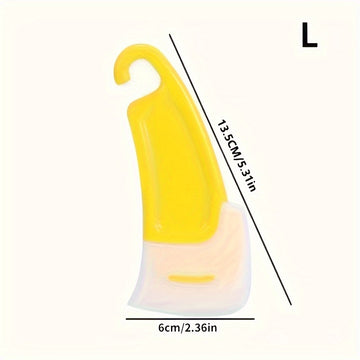 1 Pieza, Raspador De Cocina De Silicona Duradero, Antiadherente, Fácil De Limpiar, Espátula De Cocina A Prueba De Aceite Para Hornear, Asar A La Parrilla Y Freír, No Se Necesita Batería, Material Plástico Duradero