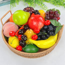 Un conjunto de 20 frutas falsas de alta calidad puede realzar la decoración de espacios de estar, áreas de comedor, dormitorios, lugares de trabajo, hoteles, instituciones educativas, así como ocasiones festivas como la Navidad y las fiestas.