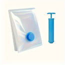 Bolsas de almacenamiento al vacío de 6 paquetes con bomba manual, bolsas de viaje portátiles de plástico, bolsas de almacenamiento de ropa, forma rectangular, multiusos, no requiere energía, organizador para el hogar y la cocina.
