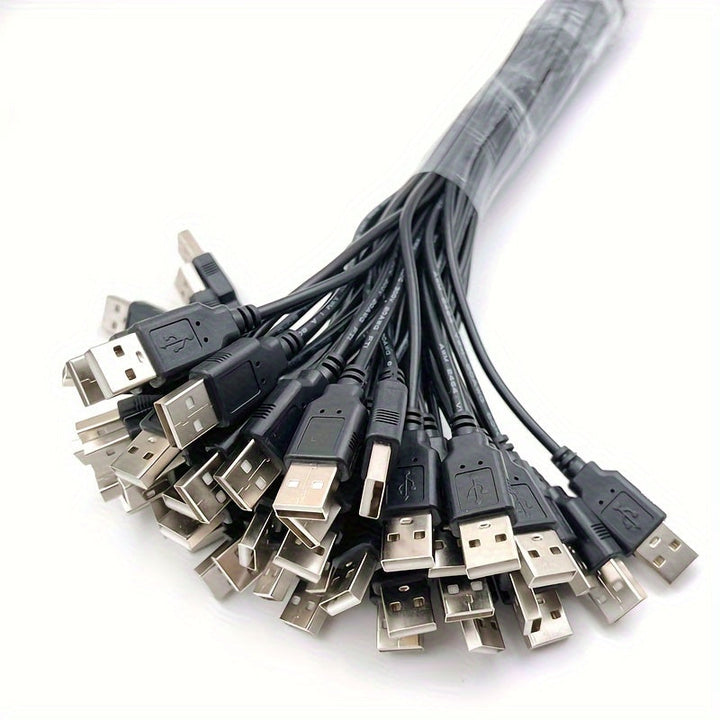 2/5/10pcs Cable de Alimentación USB DIY USB Macho de 2 Pines para Soldar para Luces LED, Ventiladores, Cámaras, Tiras LED, Lámpara de Escritorio