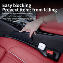 Conjunto de 2 tapones universales para almacenamiento en el asiento del coche, anticaída, organizador de huecos, caja multifuncional para clasificación y almacenaje de desechos, mantén el coche limpio y ordenado