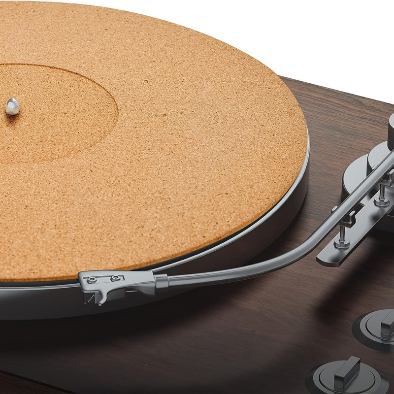 Tapete de Corcho para Discos de 12 Pulgadas, 3mm de Grosor, Almohadilla Suave para Discos, Almohadilla de Absorción de Impactos, Calidad de Sonido Especial para Tocadiscos de Vinilo
